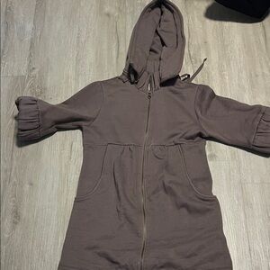 Urban Behaviour Women's Hooded Jacket in Brown
